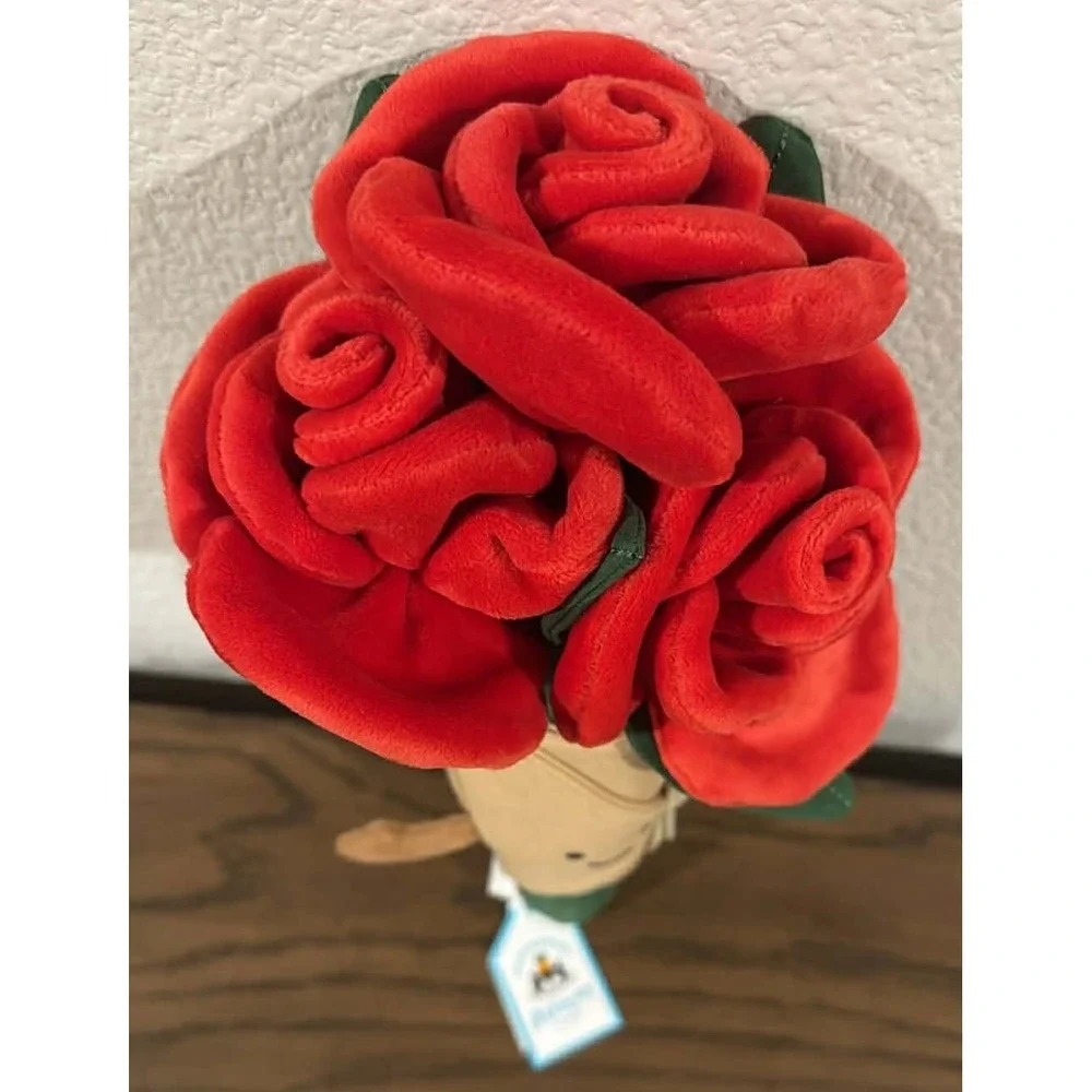 NWT JELLYCAT ROSE BOUQUET Plush Toy Valentine Limited Hard To Find